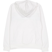 Colour-block Fleece Hoodie Flour/olive-delphinium