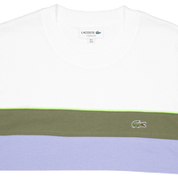 Jersey Colour-block T-shirt Flour/olive-delphinium