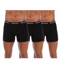 Solid Shorts 3-Pack Black