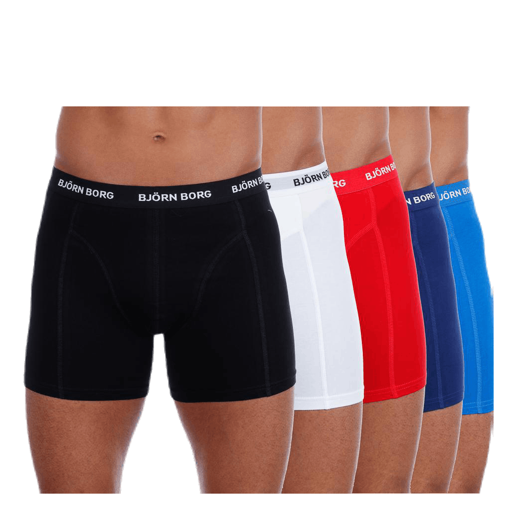 Solid Shorts 5-Pack Patterned