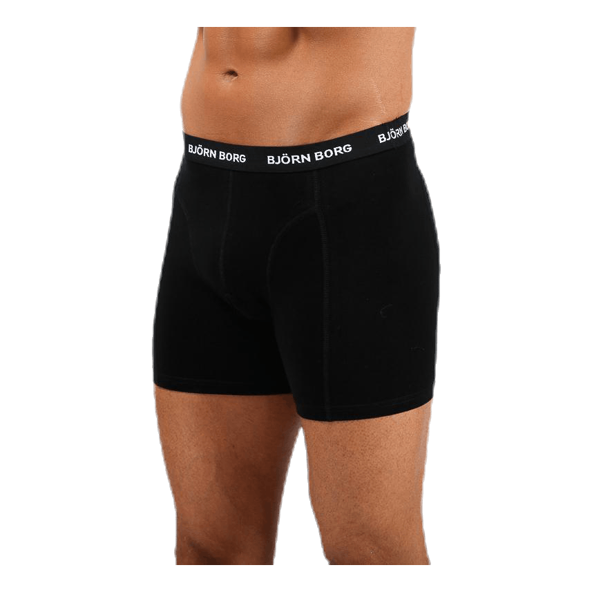 Solid Shorts 5-Pack Black