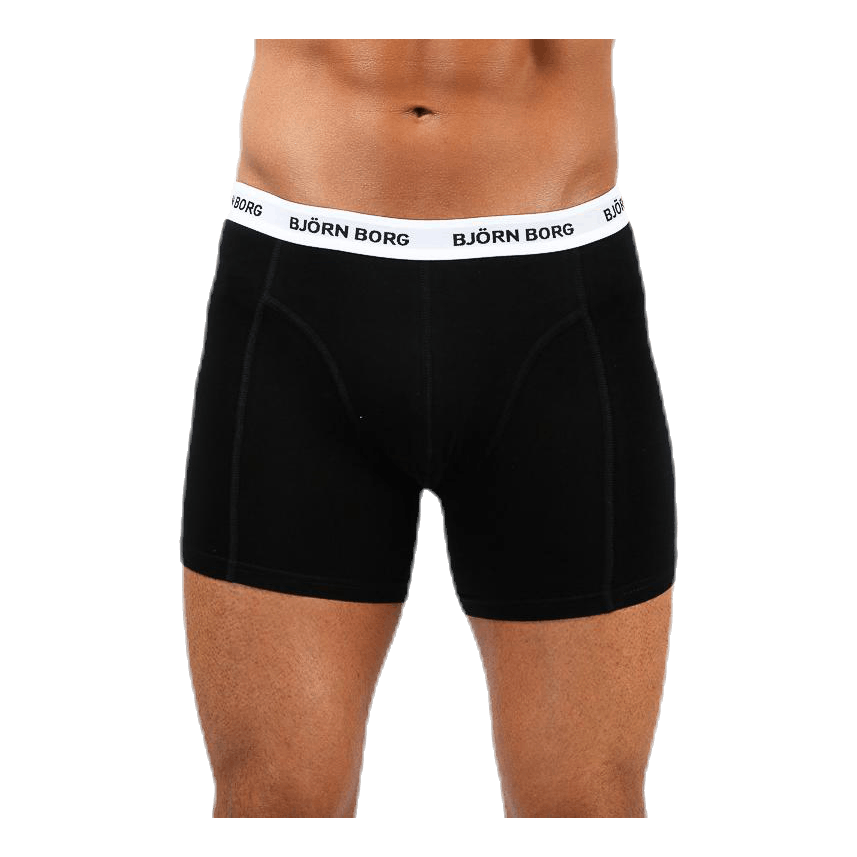 Solid Shorts 5-Pack Black