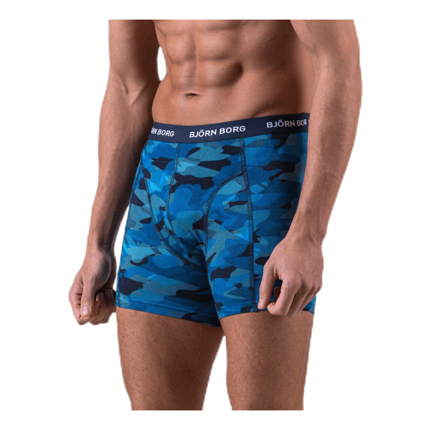 Shadeline Shorts 3-Pack Blue/Patterned/Black