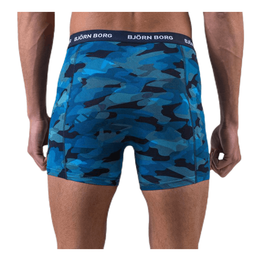 Shadeline Shorts 3-Pack Blue/Patterned/Black