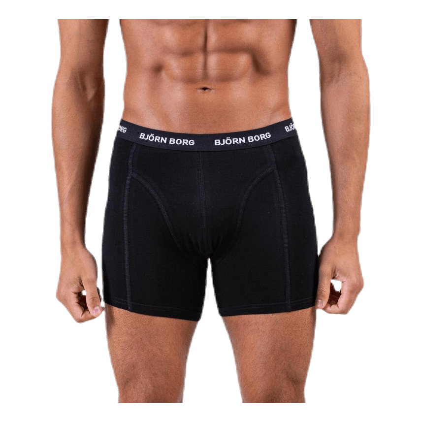 Solid Shorts 5-Pack Blue/Patterned