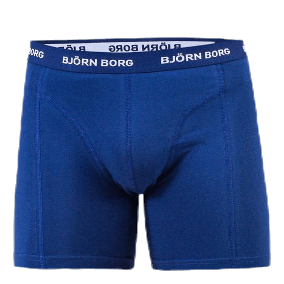 Solid Shorts 5-Pack Blue/Patterned