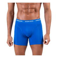 Solid Shorts 5-Pack Blue/Patterned
