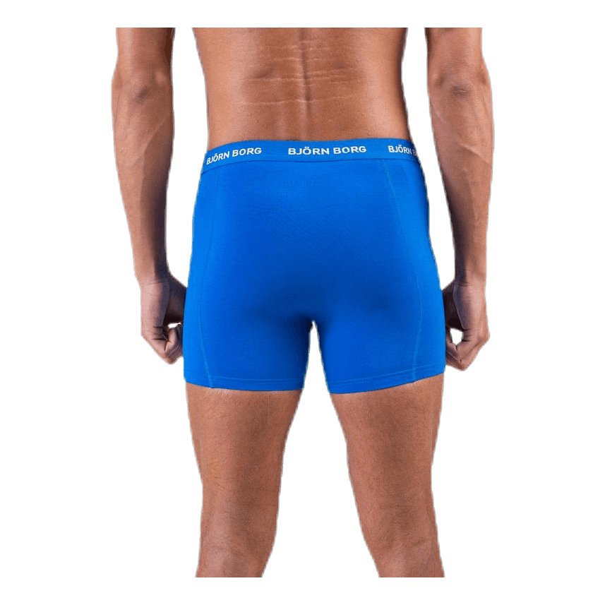 Solid Shorts 5-Pack Blue/Patterned