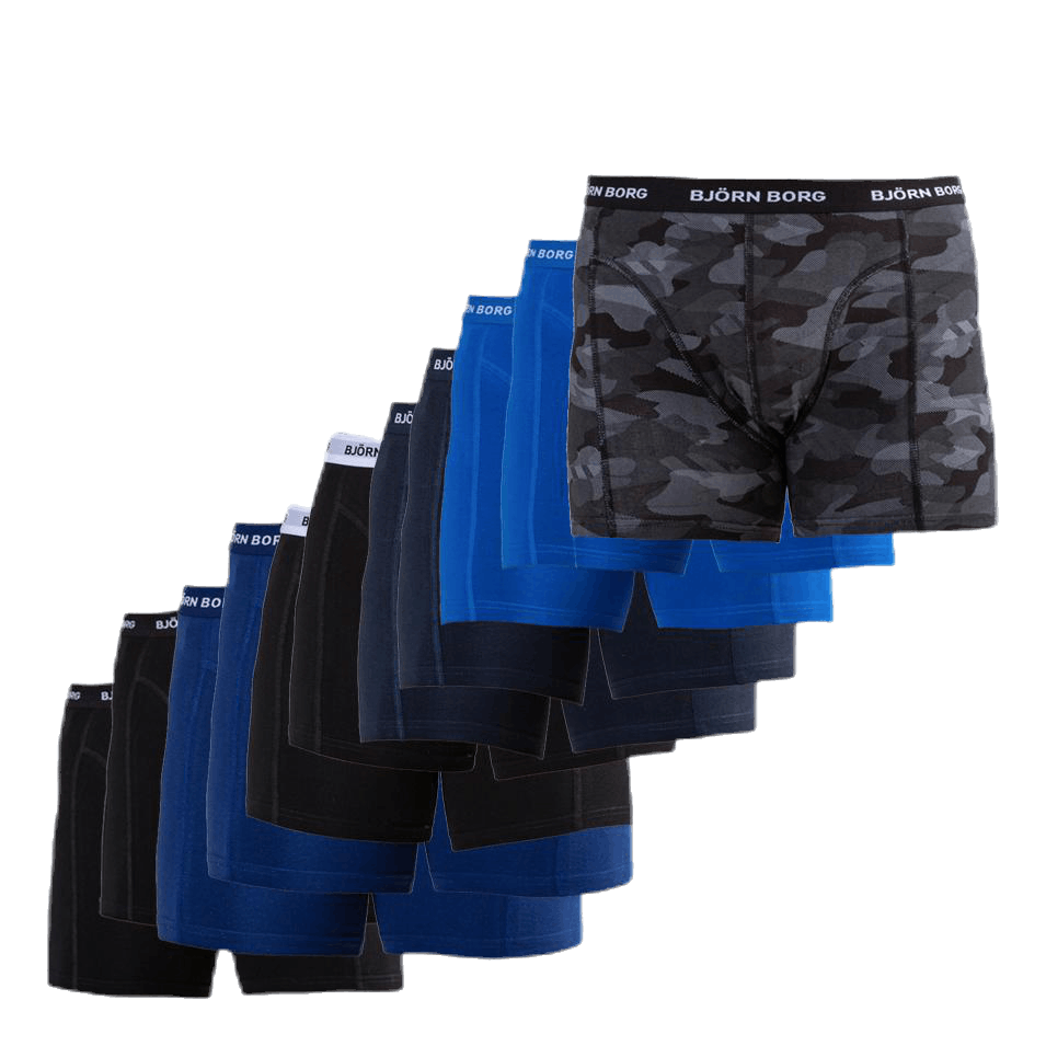 Sammy Solid Shorts 12-Pack Black