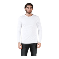 Crew Neck Longsleeve White