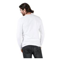 Crew Neck Longsleeve White