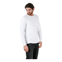 Crew Neck Longsleeve White