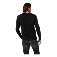 Crew Neck Longsleeve Black