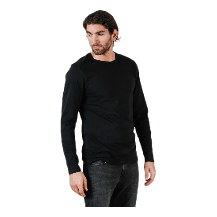 Crew Neck Longsleeve Black