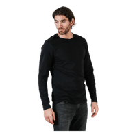 Crew Neck Longsleeve Black