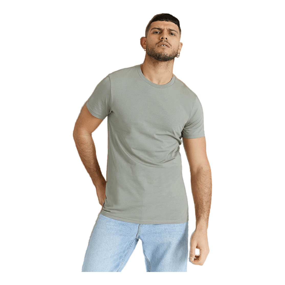 Crew-Neck Cotton