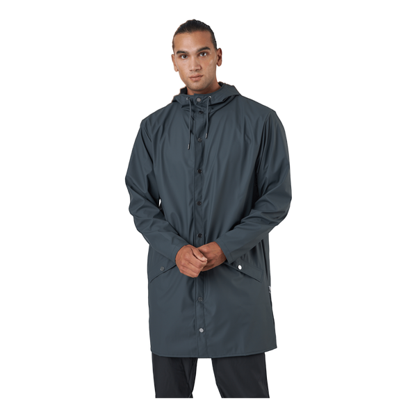 Rains Long Jacket Slate