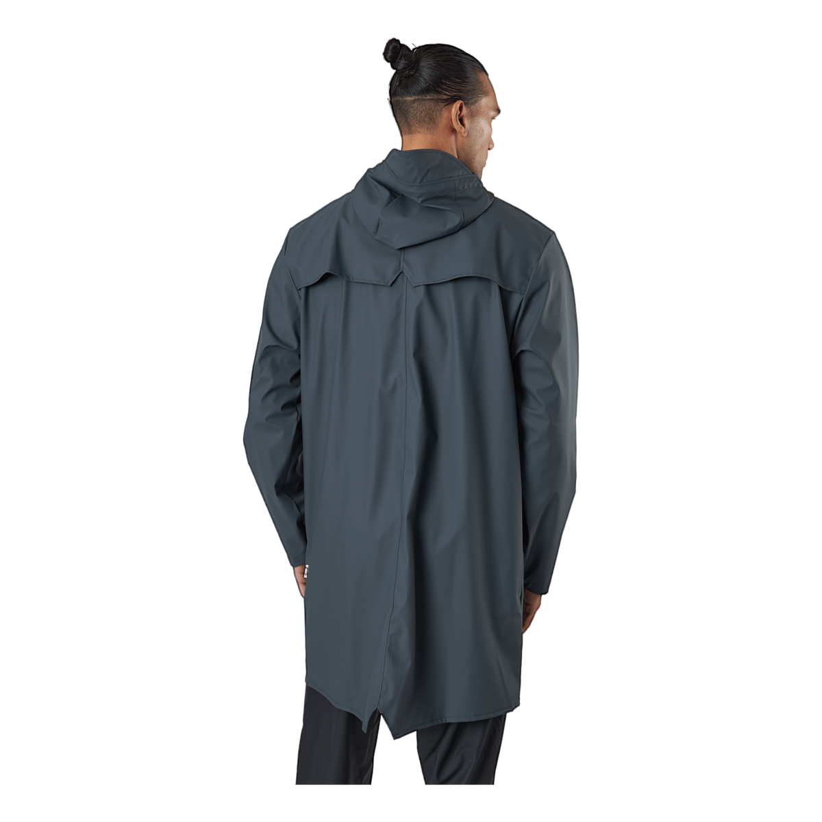 Rains Long Jacket Slate