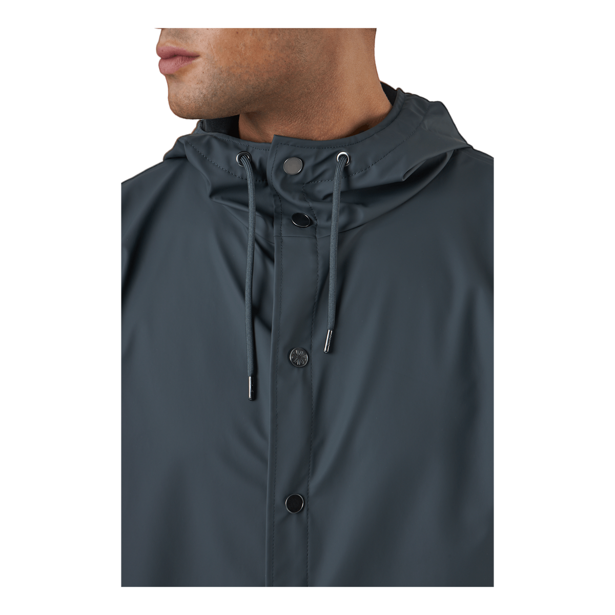 Rains Long Jacket Slate