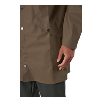 Rains Long Jacket Wood