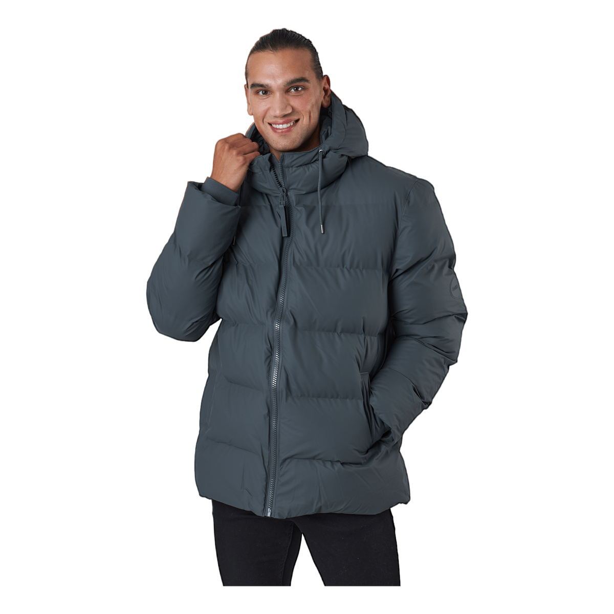 Rains Puffer Jacket Slate