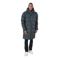 Rains Long Puffer Jacket Slate