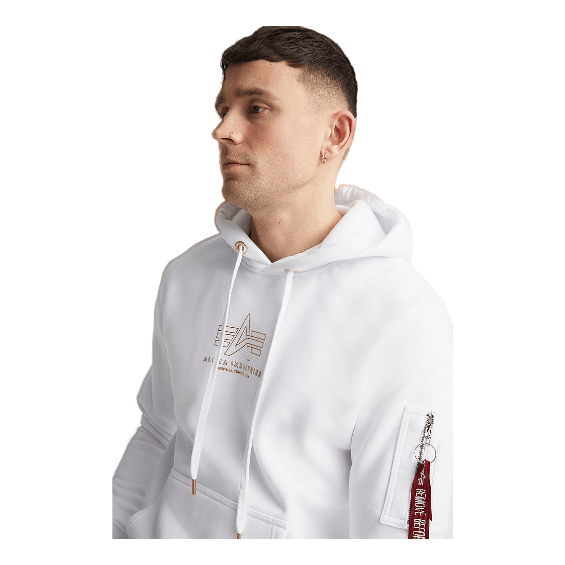 Basic Hoody Ml Foil Print 09