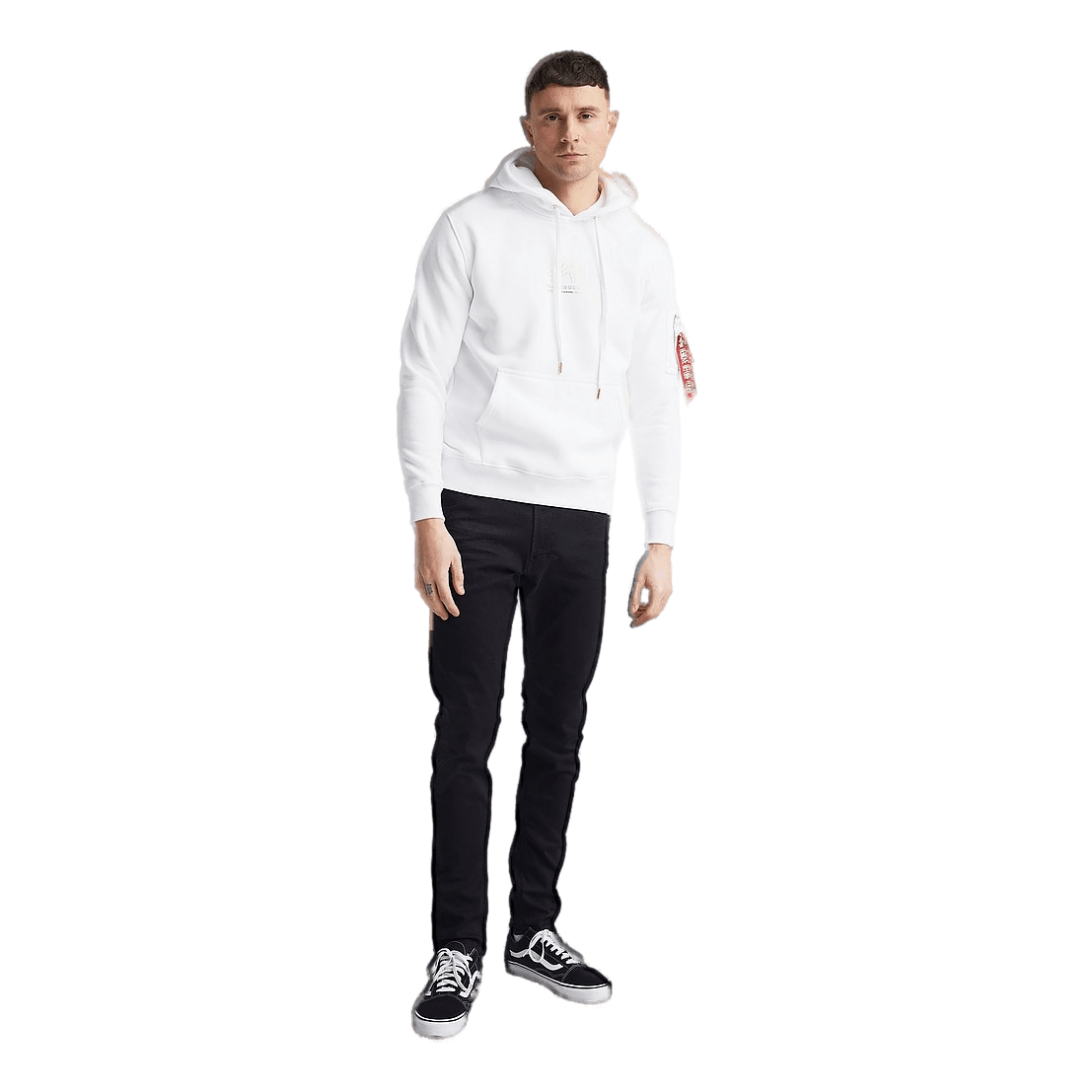Basic Hoody Ml Foil Print 09