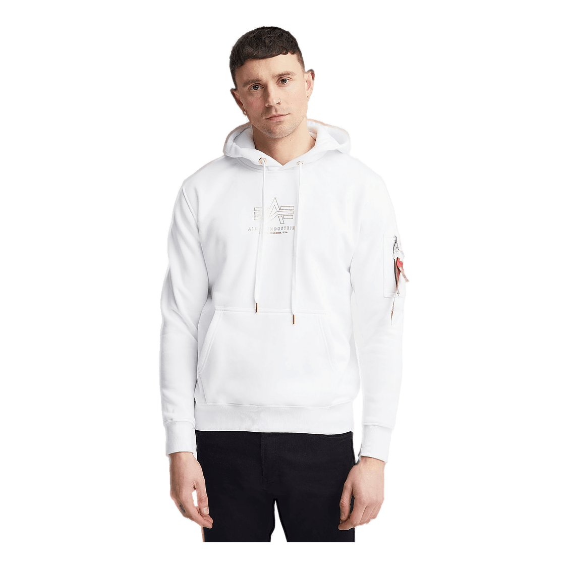 Basic Hoody Ml Foil Print 09