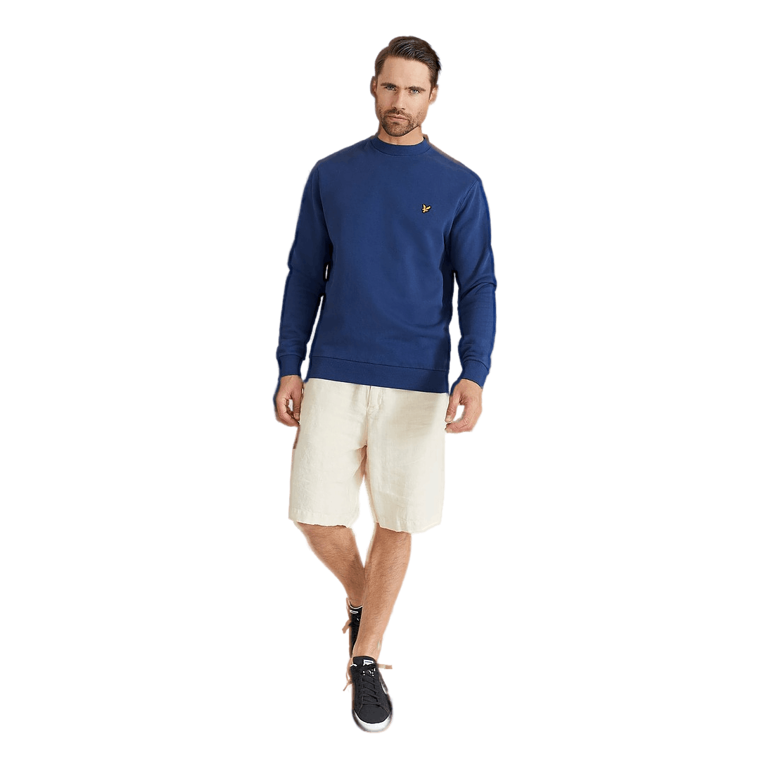 Lyle & Scott Washed Crew Neck Sweatshirt