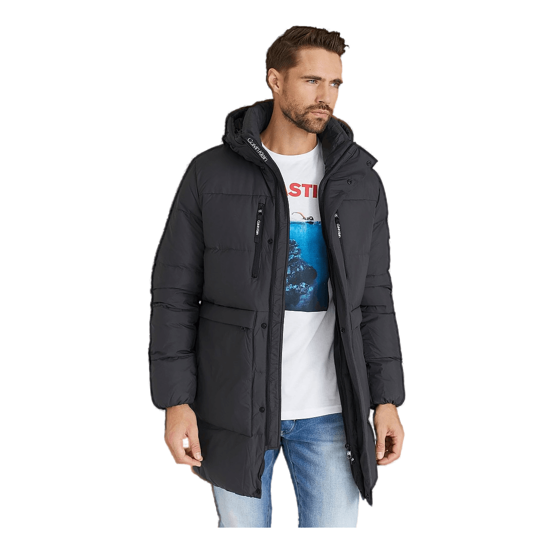 Calvin Klein Recycled Quilted Parka Ck