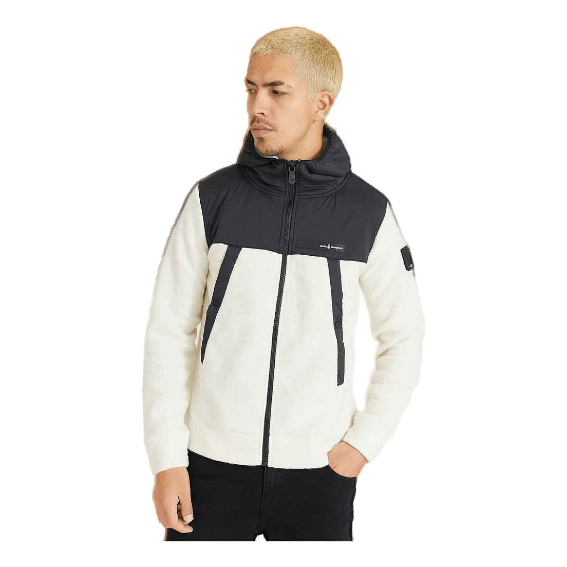 Sail Racing Glacier Knitted Zip Hood Spray