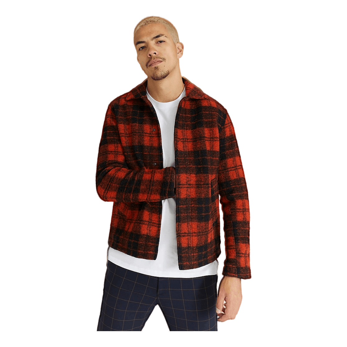 M Wool Shirt 103 Check