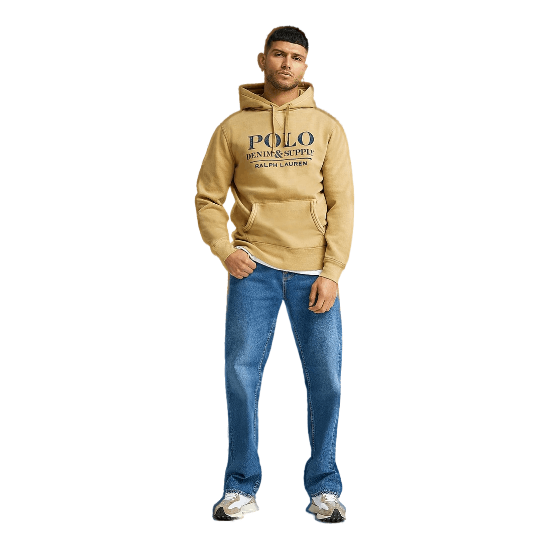 Polo Ralph Lauren D & S Gd Seasonal Fleece Hoodi 005 Vintage Khaki