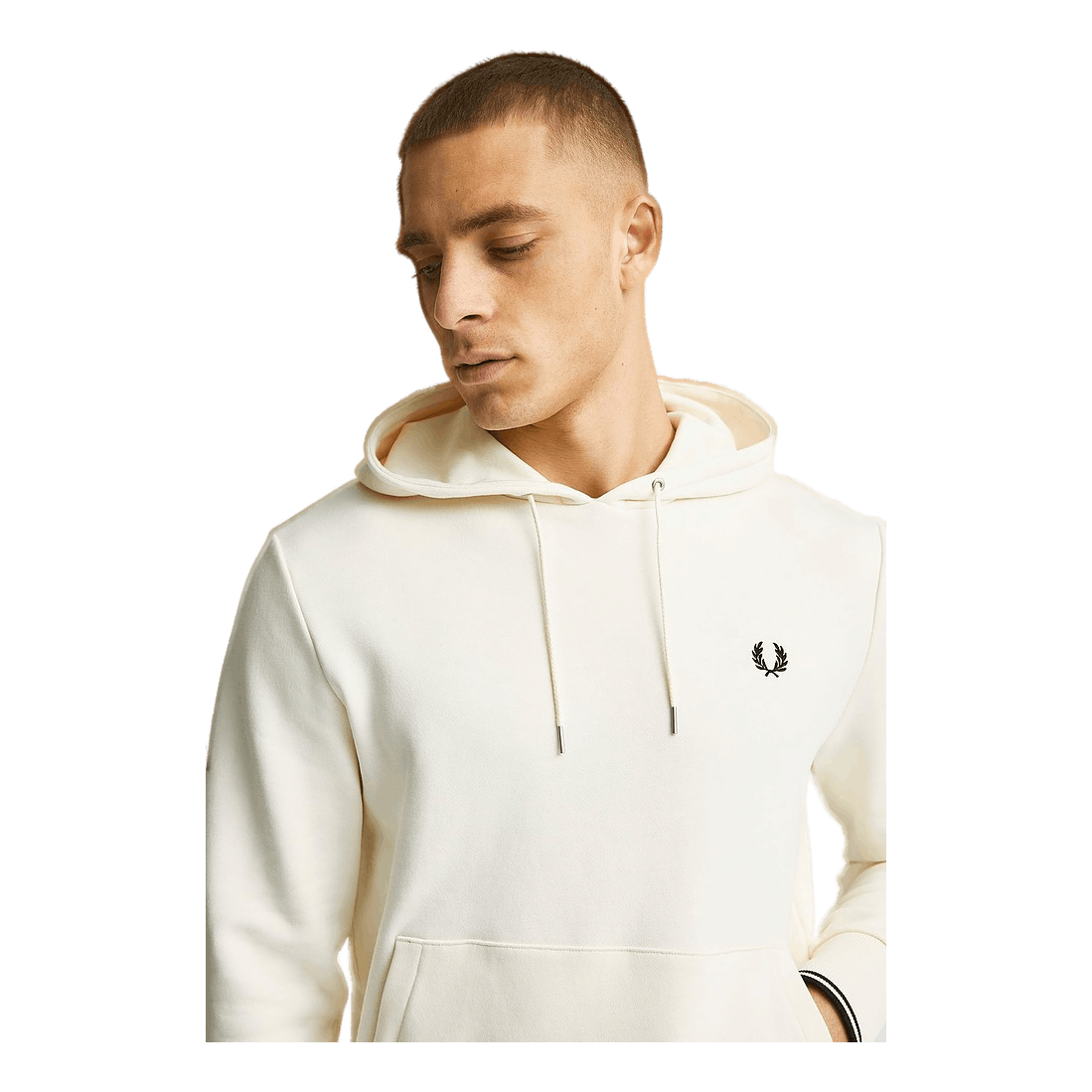 Fred Perry Tipped Hooded Sweatsh 560