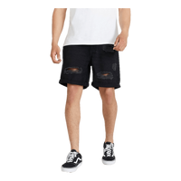 Ripped Denim Shorts Wash