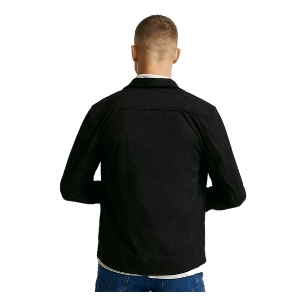 Fake Suede Zip Overshirt