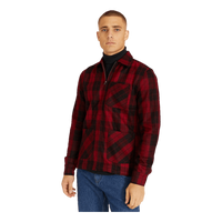 Check Zip Overshirt