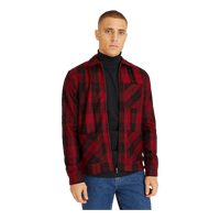Check Zip Overshirt