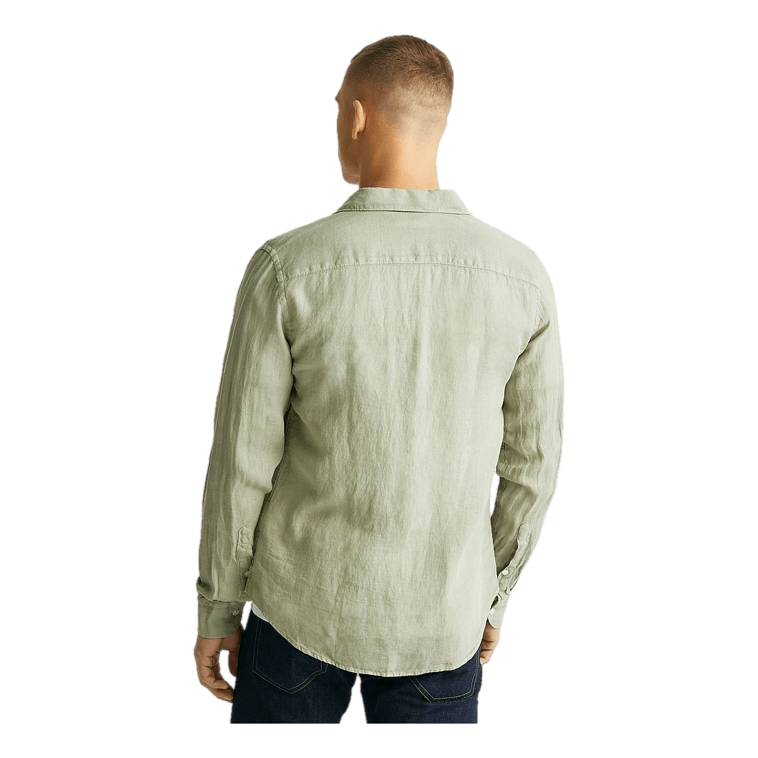Clean Linen Slim Shirt Vetiver
