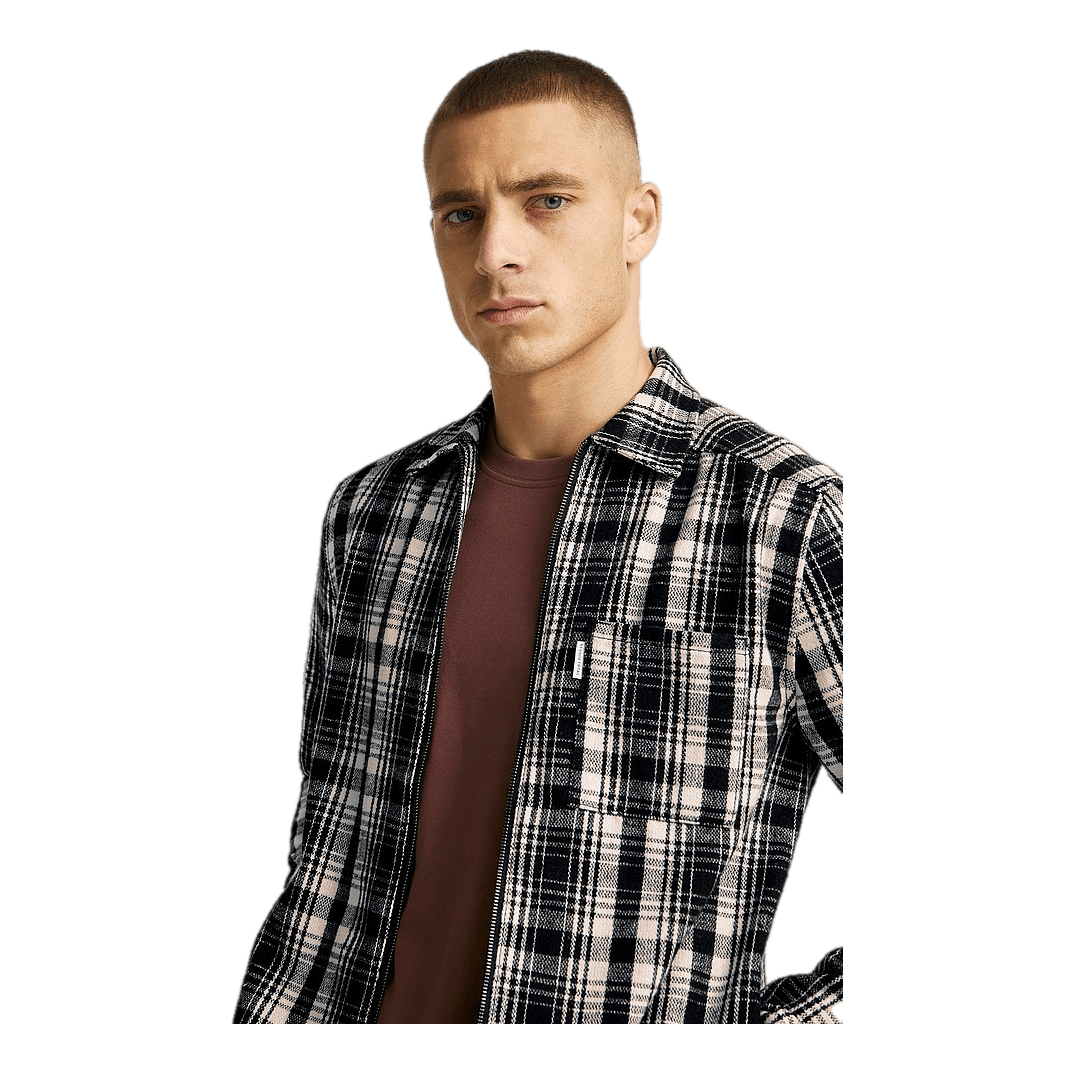 Studio Total Zip Check Overshirt