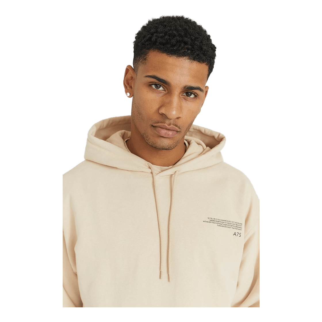 Hood Small Text Print
