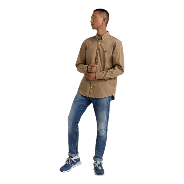 Ls Madison Shirt Leather