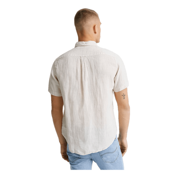 D2. Reg Ut Gmnt Dyed Linen Ss Putty