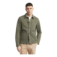 J.Lindeberg Lando Twill Work Overshirt Deep Depths