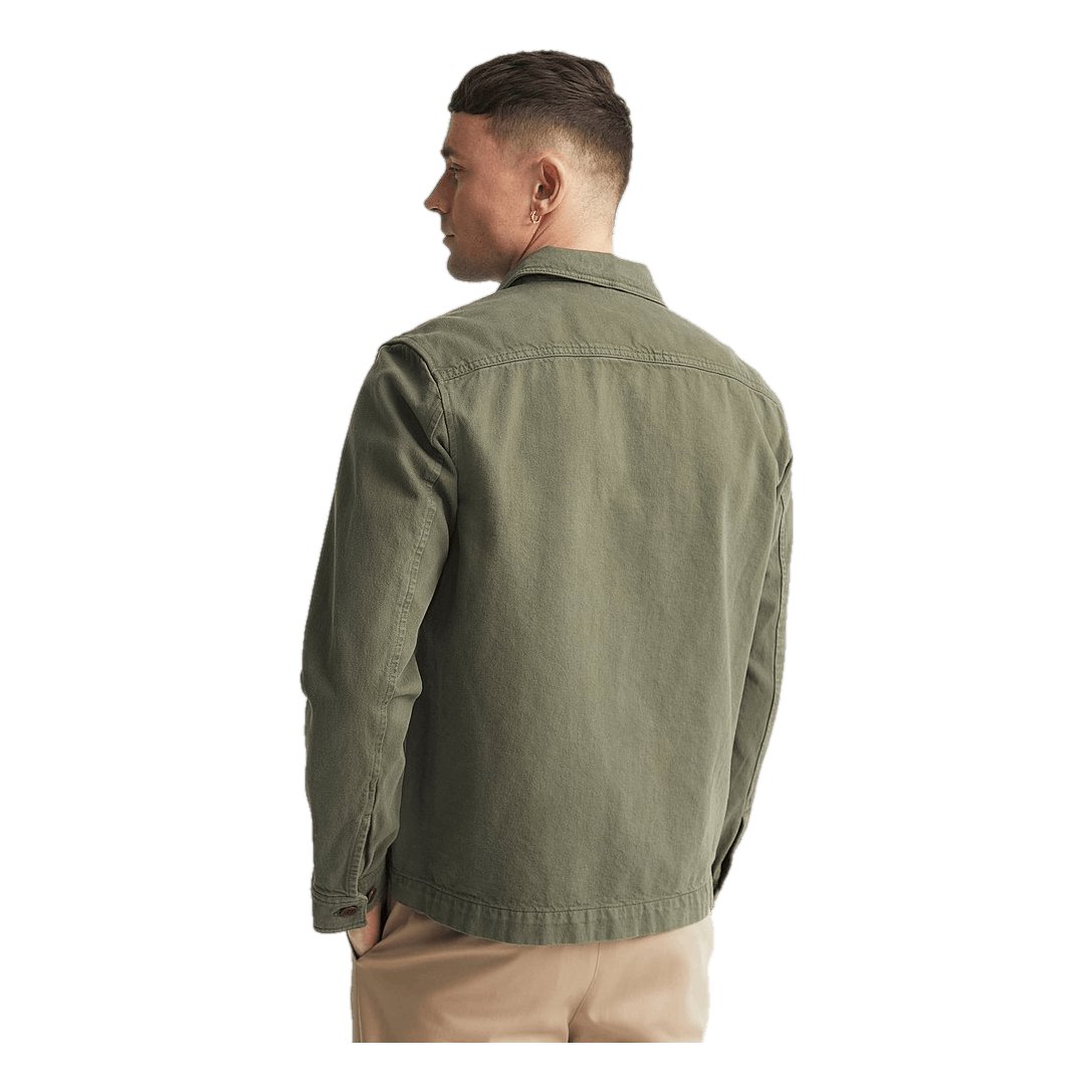 J.Lindeberg Lando Twill Work Overshirt Deep Depths