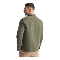 J.Lindeberg Lando Twill Work Overshirt Deep Depths