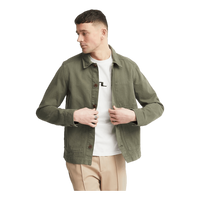 J.Lindeberg Lando Twill Work Overshirt Deep Depths