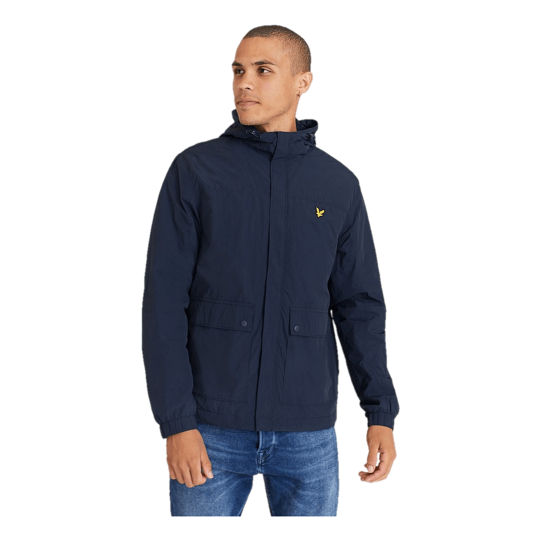 Lyle & Scott Hooded Pocket Jacket Dark