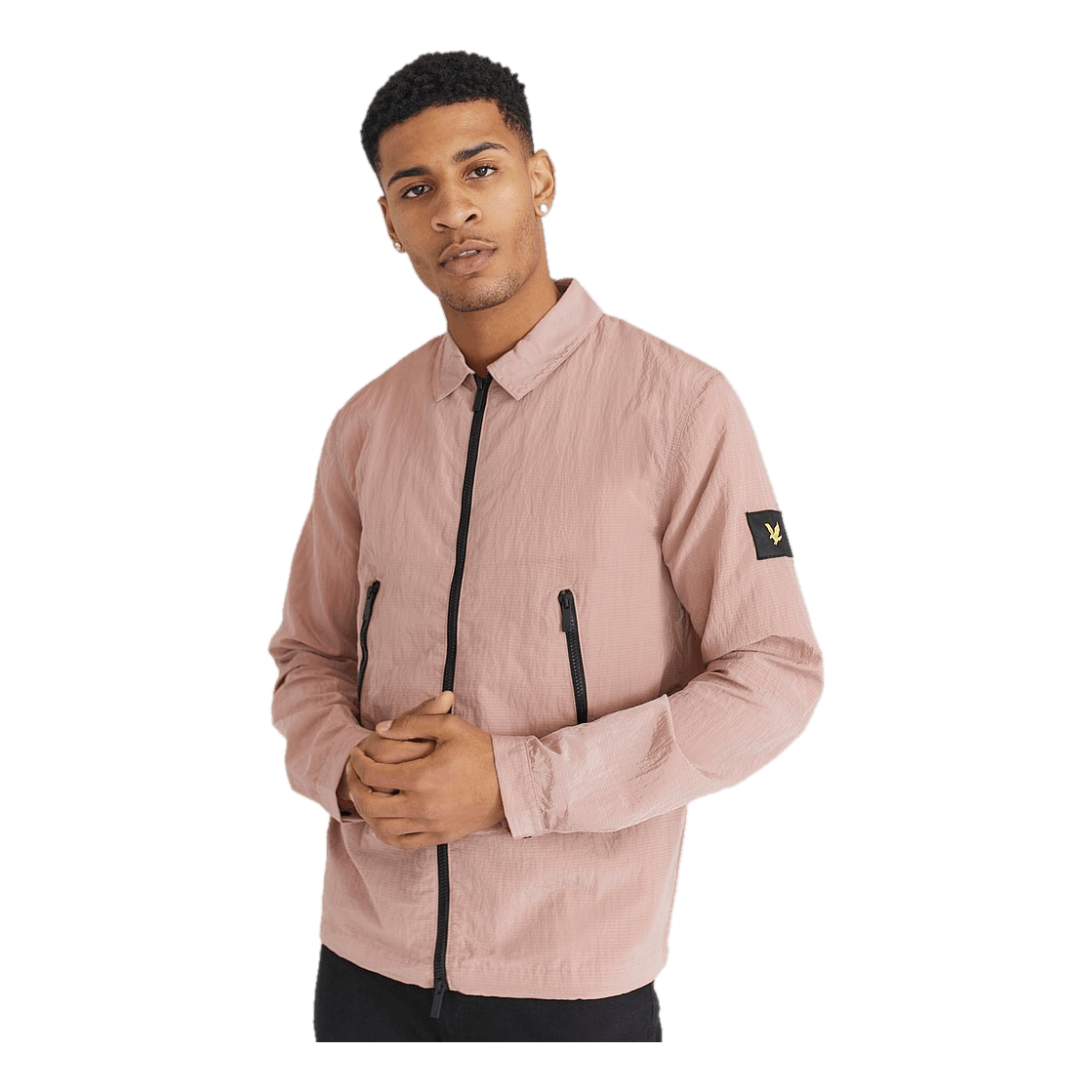 Lyle & Scott Dual Zip Overshirt Stone